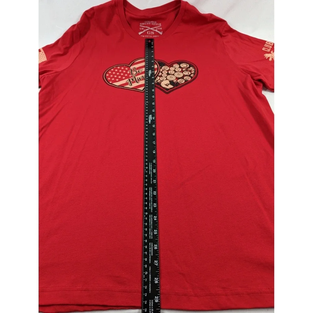 New‎ No Tags Grunt Style Mens 3XL Be Mine red T Shirt Valentines Day